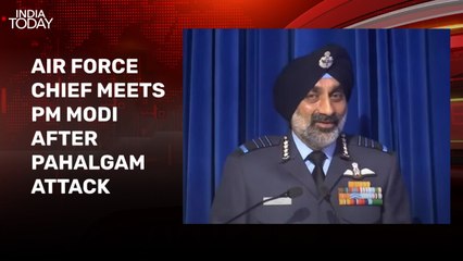 Air Force Chief meets PM Modi amid tension with Pakistan