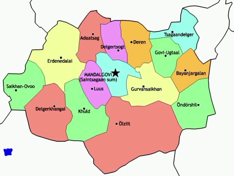 Map of Dundgobi Province. Peta Provinsi Dundgobi. Dundgobi Province Map. Map of Province of Dundgobi. Province of Dundgobi Map. Peta Dundgobi. Дундговь аймгийн газрын зураг. Дундговийн газрын зураг. Дундговь аймаг. Carte de la province de Dundgobi