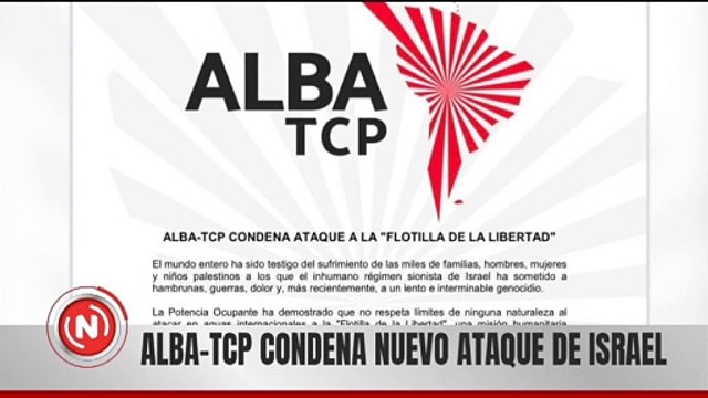 ALBA-TCP condena nuevo ataque de Israel contra el pueblo palestino