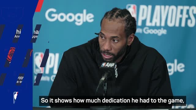 Kawhi Leonard congratulates Popovich on 'phenomenal' career