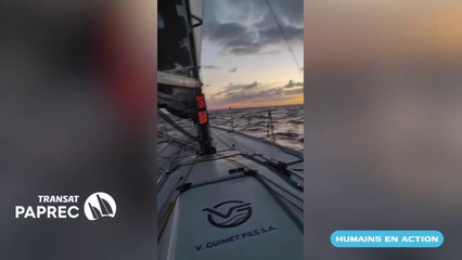 Transat Paprec 2025 : Retrouvez les skippers à la fin du 9ᵉ jour de course, avec un tuto sargasses de Laure Galley !