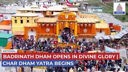 Badrinath Dham Portals Open with Divine Splendor!