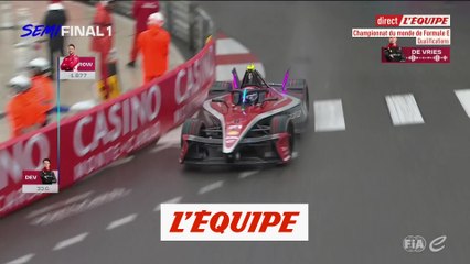 De Vries et Rowland piégés au même endroit - Formule E - Monaco