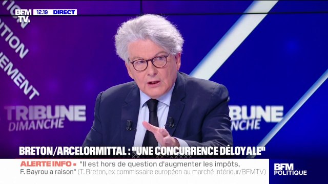 Nationalisation d'Arcelor Mittal : Si c'était une solution, cela se saurait , réagit Thierry Breton, ancien ministre de l’Économie
