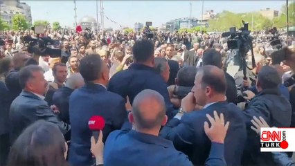 SON DAKİKA... Özel'e yumruklu saldırı provokasyonu! Ömer Çelik CNN TÜRK'te değerlendirdi: ''Saldırıyı lanetliyoruz''