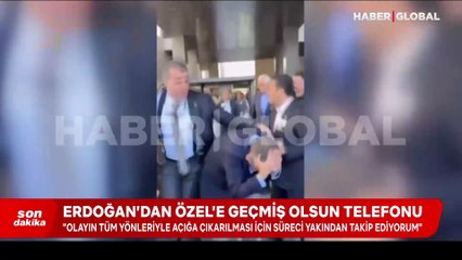 Özgür Özel'e AKM çıkışında saldırı