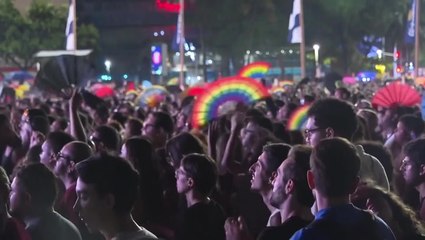 Aerial footage shows scale of Lady Gaga concert as over 2m flock to Copacabana beach