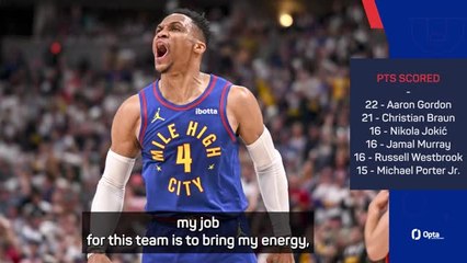 'I aimed to f*** s*** up, and that's what I did' - Westbrook on advancing in the playoffs