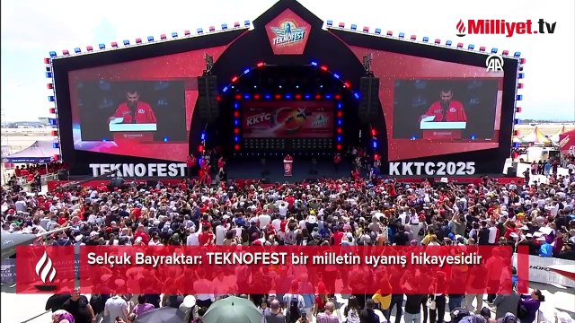 Selçuk Bayraktar: TEKNOFEST milli teknoloji hamlesinin meydanıdır