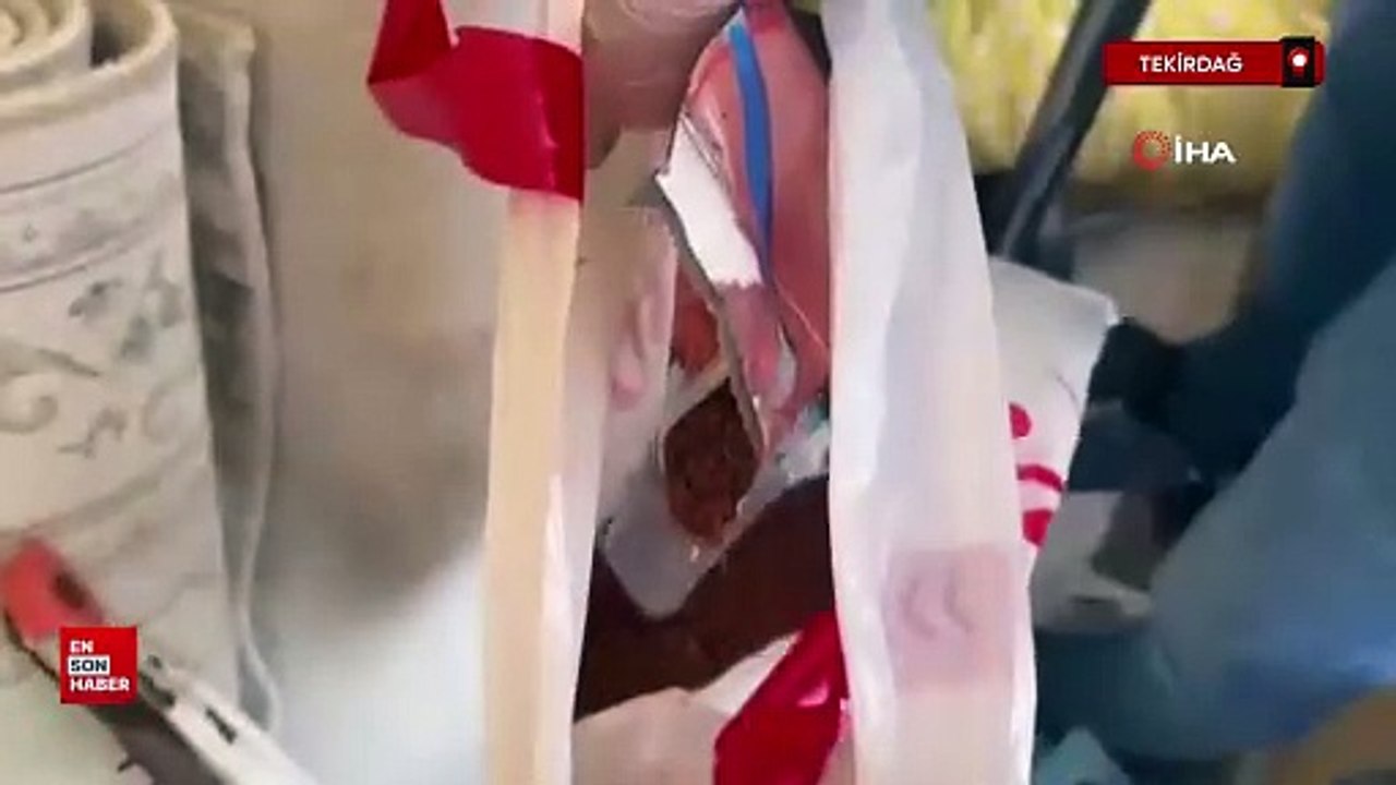 Tekirdağ'da elbise dolabı uyuşturucu serası çıktı