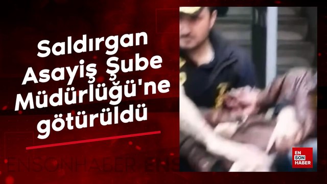 Özgür Özel'e saldıran şahıs Asayiş Şube Müdürlüğü'ne götürüldü