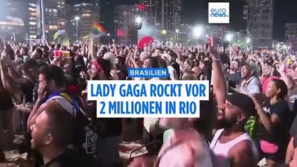 2,1 Millionen Fans beim Gratis-Konzert von Lady Gaga an der Copacabana