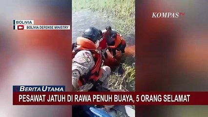 Evakuasi Korban Pesawat Jatuh di Hutan Amazon Penuh Buaya, 5 Orang Selamat Usai Bertahan 36 Jam!