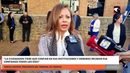 “La ciudadanía tiene que confiar en sus instituciones y debemos recrear esa confianza todos los días”