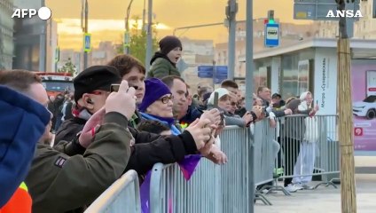 Russia, l'arrivo a Mosca dei veicoli che sfileranno alla sfilata del 9 maggio