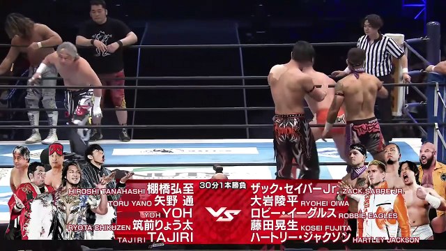 TAJIRI, Chikuzen Ryota, YOH, Toru Yano & Hiroshi Tanahashi vs Hartley Jackson, Kosei Fujita, Robbie Eagles, Ryohei Oiwa & Zack Sabre Jr.: NJPW Wrestling DONTAKU 2025 Day 2 (5/4/2025)