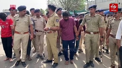 ભાભરમાં હુમલો કરનારા શખ્સોનું પોલીસ બંદોબસ્ત વચ્ચે રિકન્સ્ટ્રક્શન કરાયું