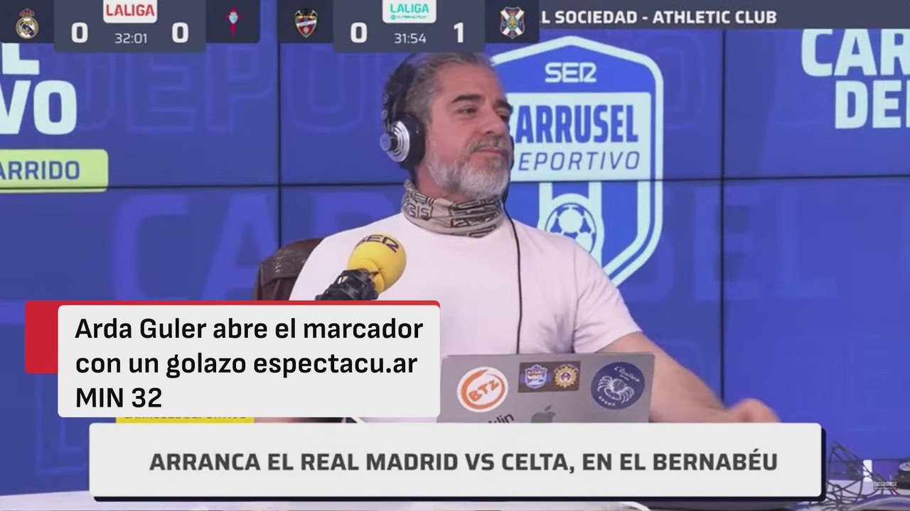 La reacción de Tomás Roncero al Real Madrid 3 - Celta de Vigo 2
