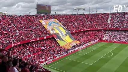El Sevilla juega el partido con Coca-Cola