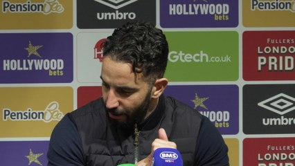 Amorim reacts to Brentford 4 -3 Manchester United defeat