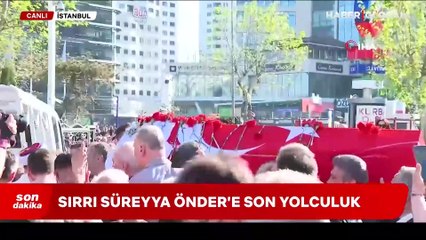 Sırrı Süreyya Önder, İstanbul'da son yolculuğuna uğurlandı