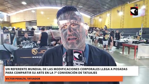 Un referente mundial de las modificaciones corporales llega a Posadas para compartir su arte en la 7° Convención de Tatuajes
