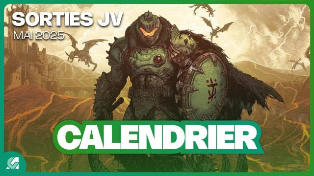 Sorties jeux vidéo mai 2025
