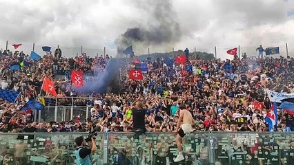 Pisa in Serie A, all'Arena Garibaldi l'apoteosi dei 10mila tra bandiere e commozione