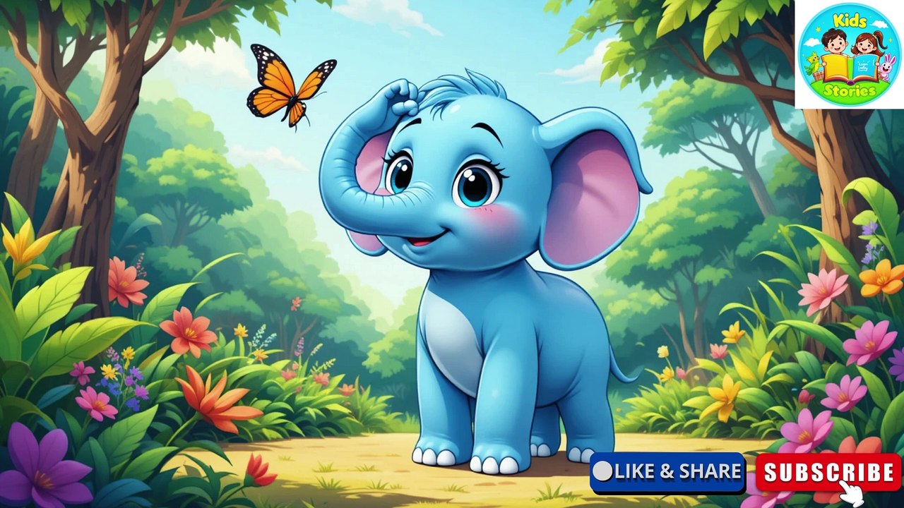 فلائنگ ہاتھی کا خواب | Flying Elephant Story in Urdu | Kids Moral Cartoon | Jungle Animal Story