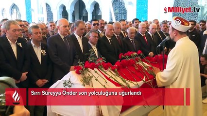 Sırrı Süreyya Önder son yolculuğuna uğurlandı