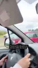 Persecución de película por las calles de Alcoy (Alicante) que acaba en un forcejeo