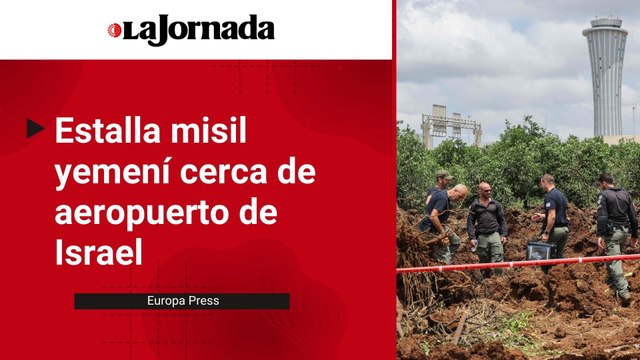Estalla misil atribuido a los hutíes de Yemen cerca del aeropuerto israelí de Ben Gurión