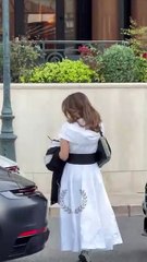 الظهور الأول للأمير سهم برفقة عروسه الأميرة حصة بعد الزفاف