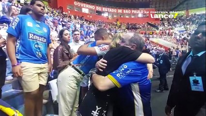 Técnico e jogador do Campinas recebem apoio da família