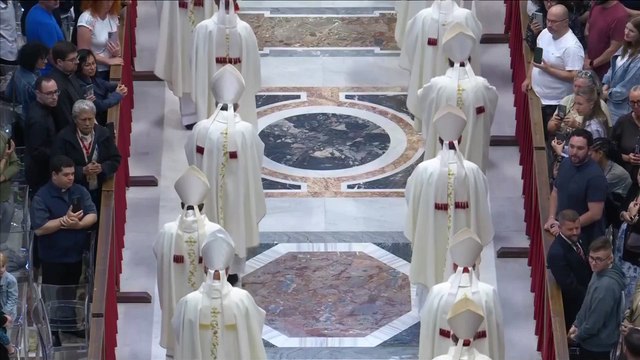 Cardinals attend final mourning mass for late Pope Francis before start of conclave
