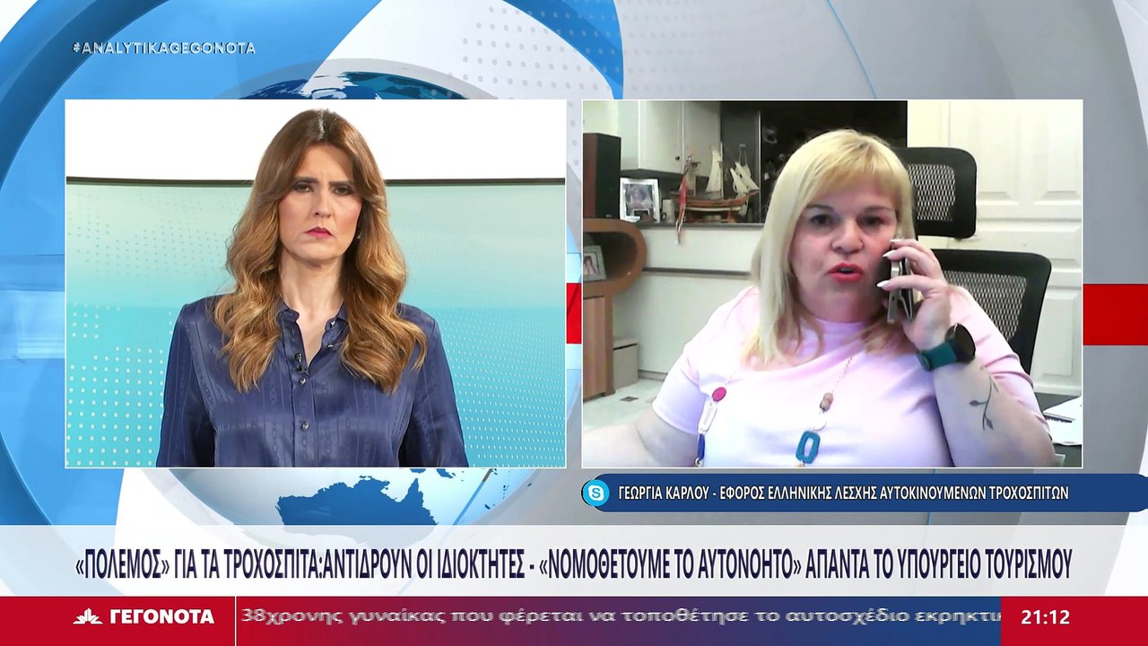 Η Έφορος Ελληνικής Λέσχης Αυτοκινούμενων Τροχόσ...