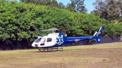 Vítima de AVC é socorrida pelo aeromédico e levada ao HUOP