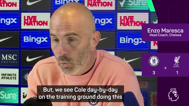 Maresca happy to see the 'old Palmer' back