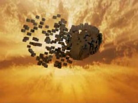 Particules cube Blender 3D