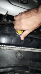 My land cruiser water checking before travel