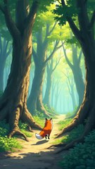 The Fox and the Clever Rooster