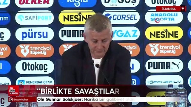Ole Gunnar Solskjaer: Harika bir galibiyet aldık