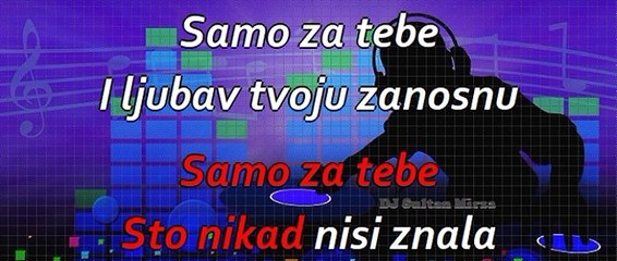 Vraćam se majci u Bosnu - Halid Bešlić (uživo karaoke)