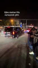 Djiku derbi sonrası oyun oynayarak stattan ayrıldı