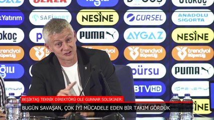 Beşiktaş'ta Solskjaer: Çok önemli 3 puan aldık