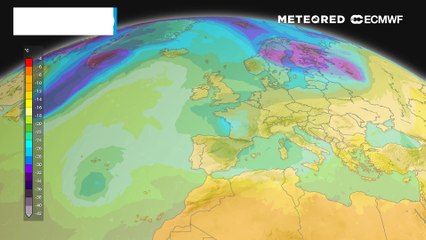 La llegada de una nueva borrasca de cara al fin de semana podría dejar lluvias generalizadas en la Península Ibérica