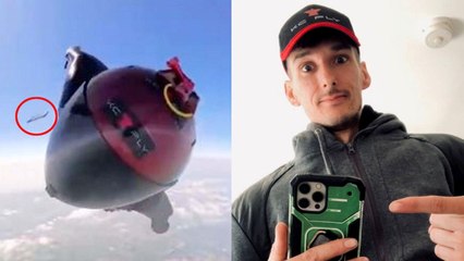 Skydiver's phone survives 14,000ft drop from plane and lands without a scratch