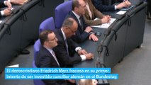 Merz fracasa en el Bundestag: 