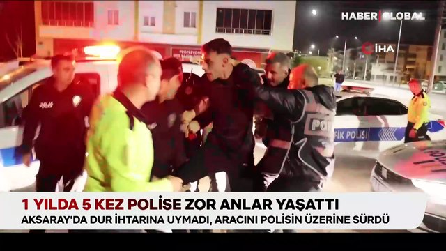 1 yılda 5 kez polise zor anlar yaşattı: Türk Polisi'nden kaçılmaz