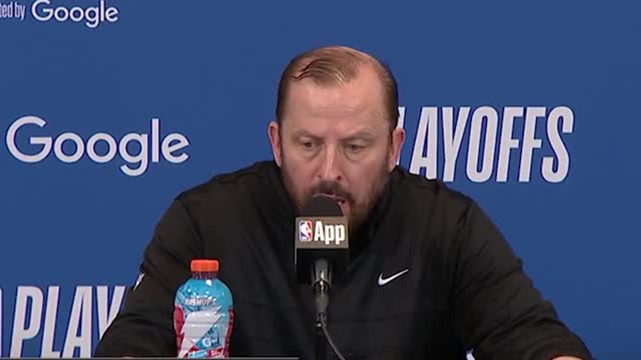 New York Knicks - Tom Thibodeau : "Une belle victoire d’équipe"